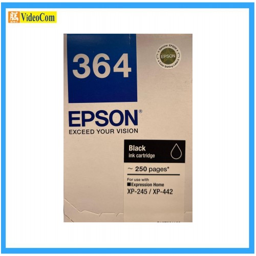 EPSON T364 Ink Cartridges : C13T364183 - Black - 250 Pages 4895093309682 EPSON T364 Ink Cartridges : C13T364183 - Black - 250 Pages 4895093309682